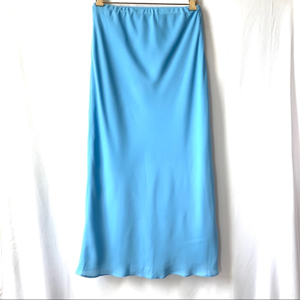 Bias Cut Midi Skirt